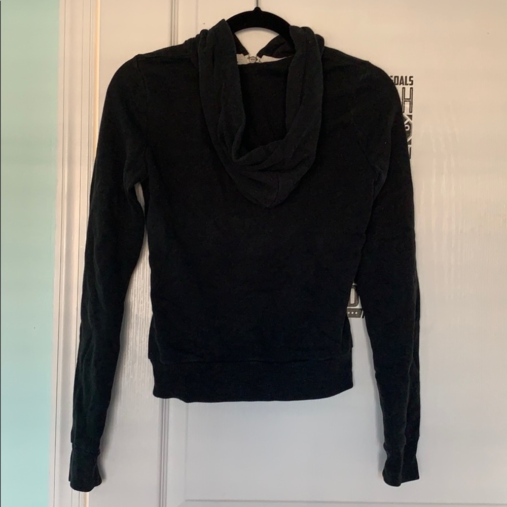 Abercrombie & Fitch Black Full-Zip Hoodie - Picture 2 of 4